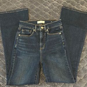 Loft flare denim jeans
